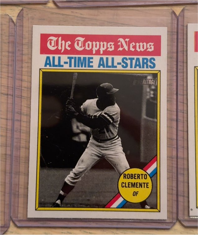 2025 Topps Heritage #345 Roberto Clemente — front