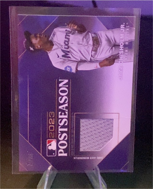 2023 Topps Postseason Performance #PPR-JC Jazz Chisholm Jr. — front
