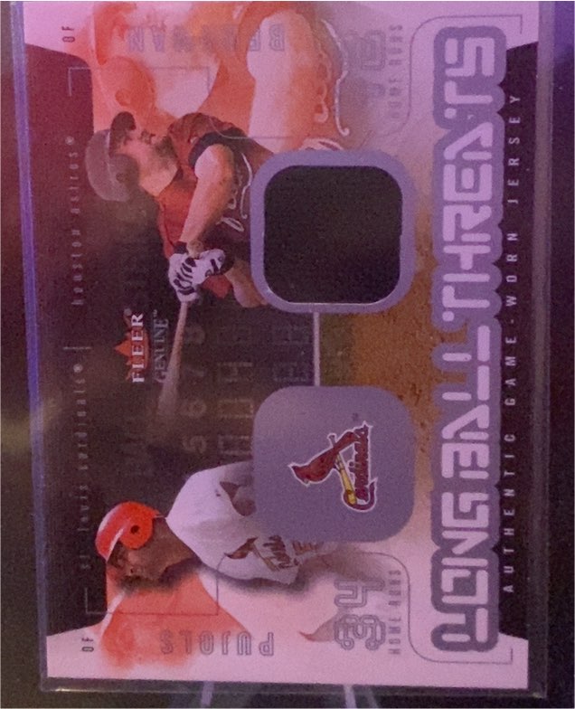2003 Fleer Genuine Long Ball Threats Albert Pujols — front
