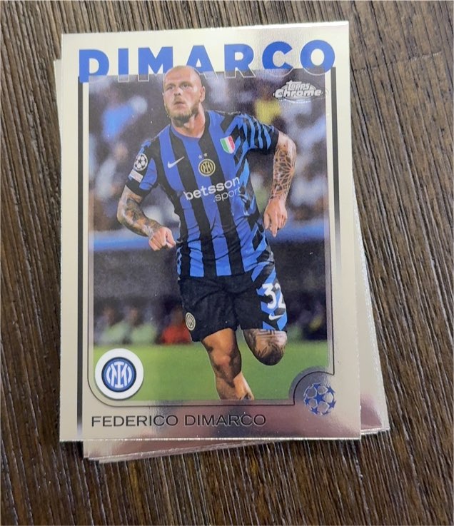 2024-25 Topps Chrome UEFA Club Competitions #129 Federico Dimarco — front