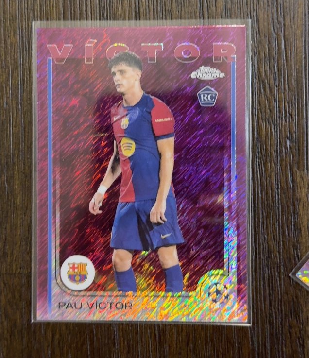 2024-25 Topps Chrome UEFA Club Competitions #16 Pau Victor — front