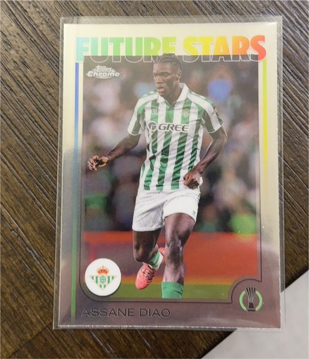 2024 Topps Chrome UEFA Club Competitions #188 Assane Diao — front