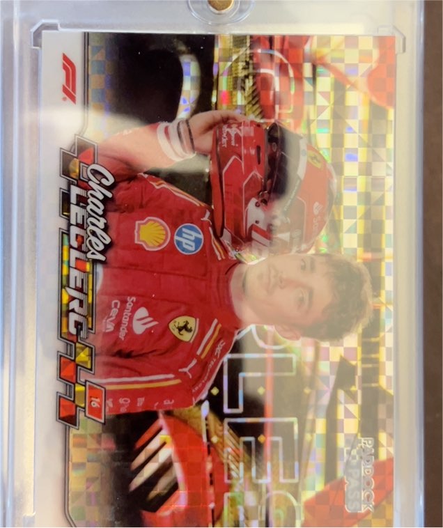 2024 Topps Paddock Pass Formula 1 Close Ups #53 Charles Leclerc — front