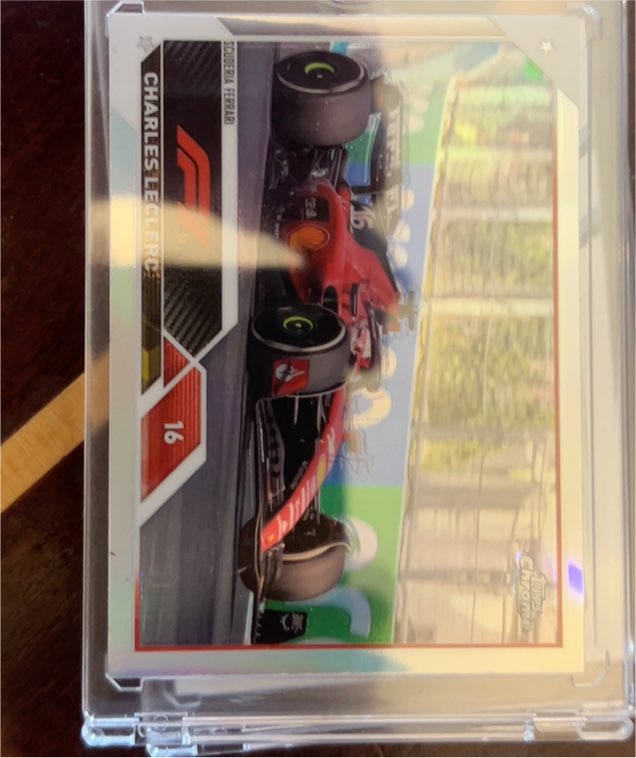 2023 Topps Chrome Formula 1 #7 Charles Leclerc — front