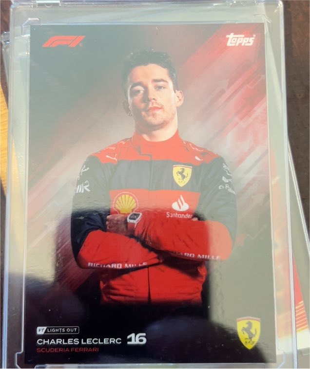 2022 Topps F1 Lights Out #16 Charles Leclerc — front