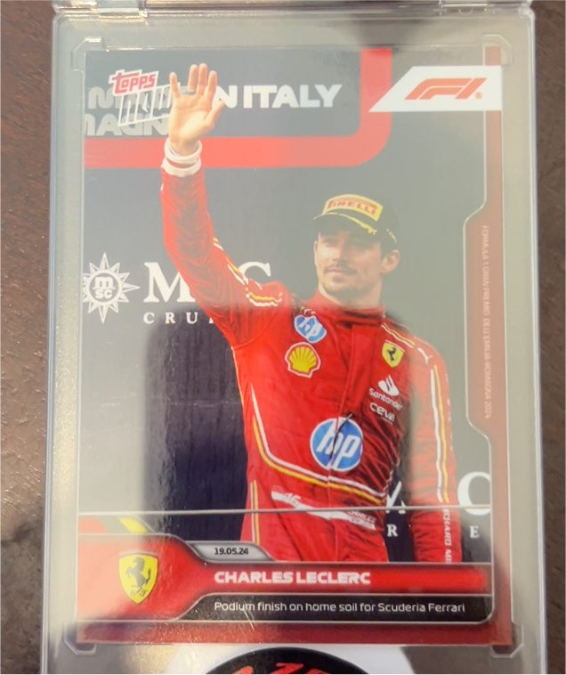 2024 Topps Now Formula 1 #15 Charles Leclerc — front