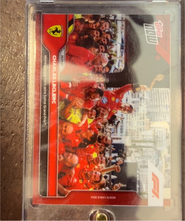 2024 Topps Now Formula 1 #250 Charles Leclerc — front
