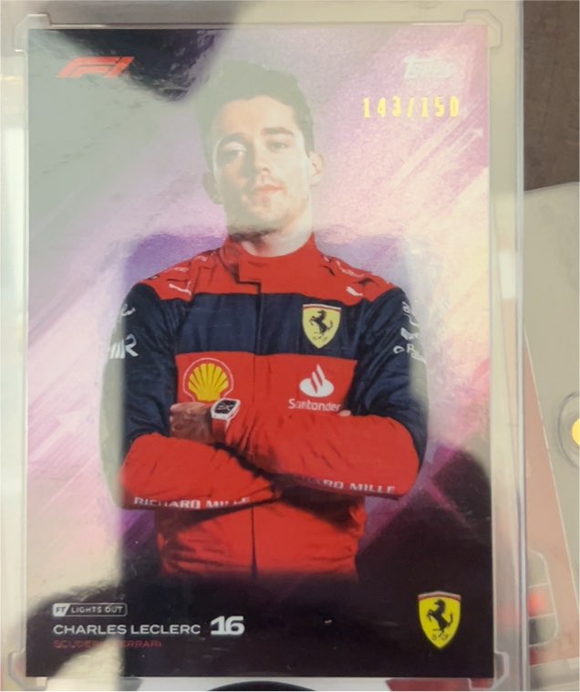2022 Topps Lights Out Formula 1 #Lights Out Charles Leclerc — front