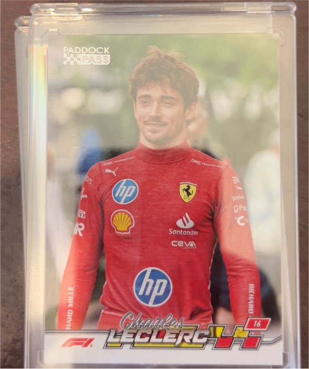 2024 Topps Paddock Pass Formula 1 #3 Charles Leclerc — front
