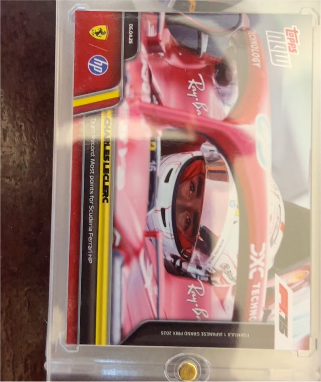 2025 Topps Now Formula 1 #027 Charles Leclerc — front