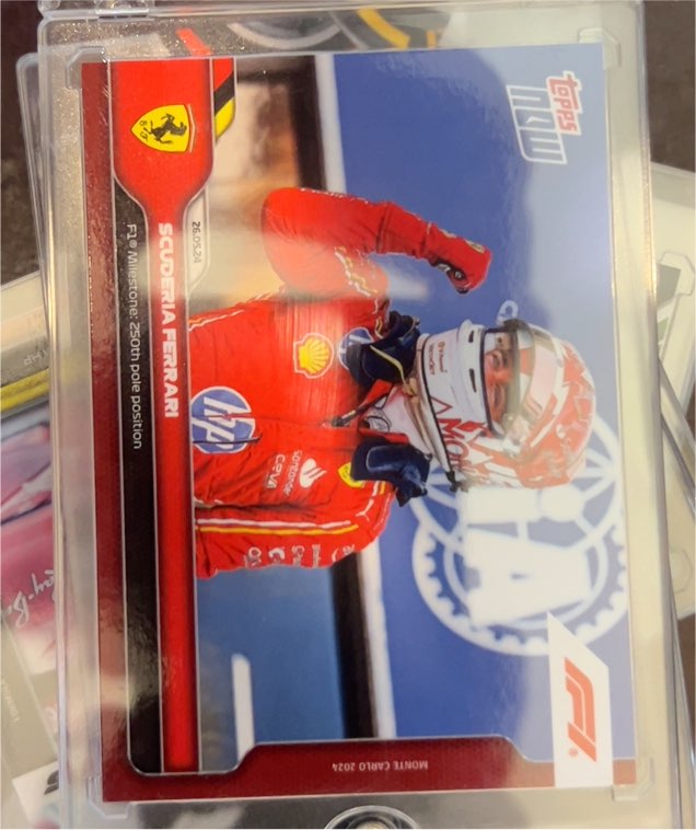 2024 Topps Now Formula 1 #22 Charles Leclerc — front