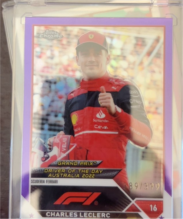 2023 Topps Chrome Formula 1 #168 Charles Leclerc — front