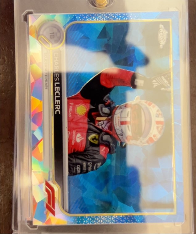 2022 Topps Chrome Sapphire Formula 1 #28 Charles Leclerc — front