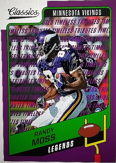 2021 Panini Classics Timeless Tributes Green #145 Randy Moss — front