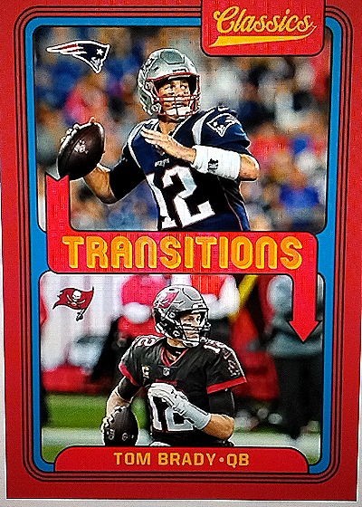2021 Panini Classics #T-1 Tom Brady Transitions Premium Insert — front
