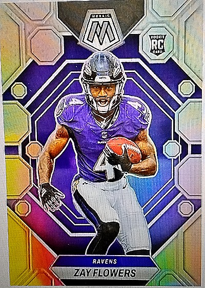 2023 Panini Mosaic #380 Zay Flowers — front