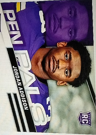 2023 Panini Jordan Addison Rookie Card — front