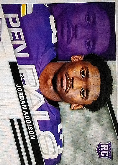 2023 Panini Jordan Addison RC Minnesota Vikings — front