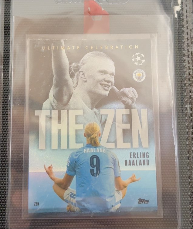 2023-24 Topps Match Attax THE ZEN Ultimate Celebration Erling Haaland — front