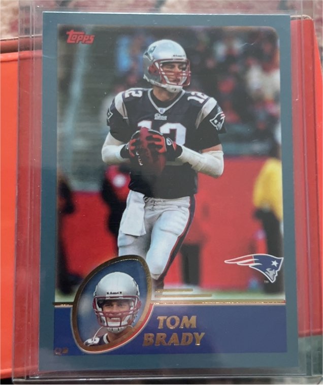 2003 Topps #258 Tom Brady — front