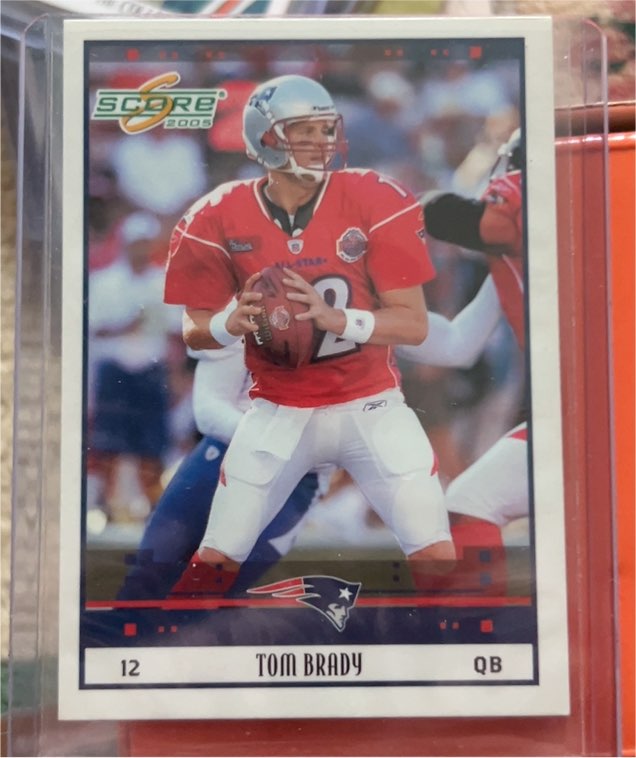 2005 Score #314 Tom Brady — front