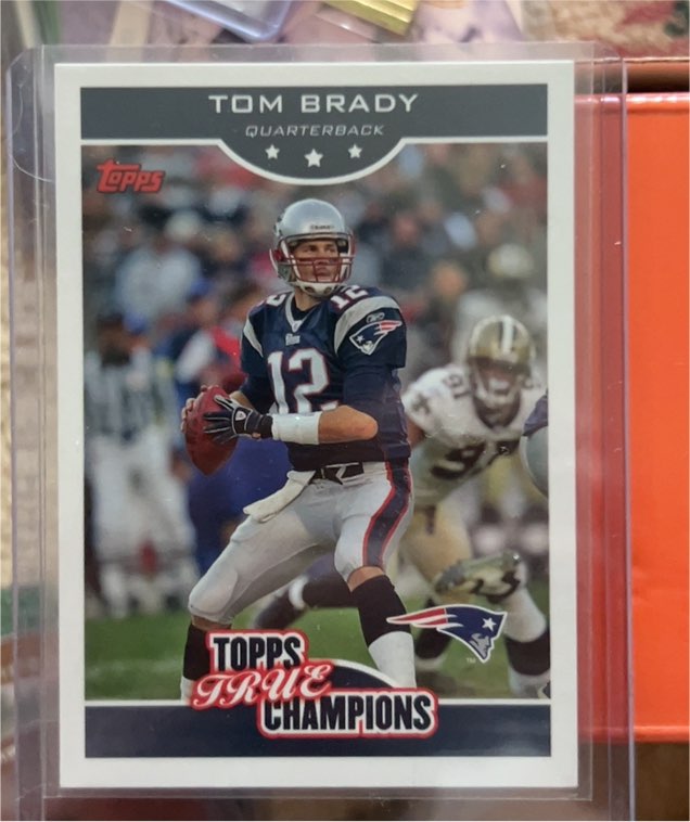2006 Topps True Champions #8 Tom Brady — front
