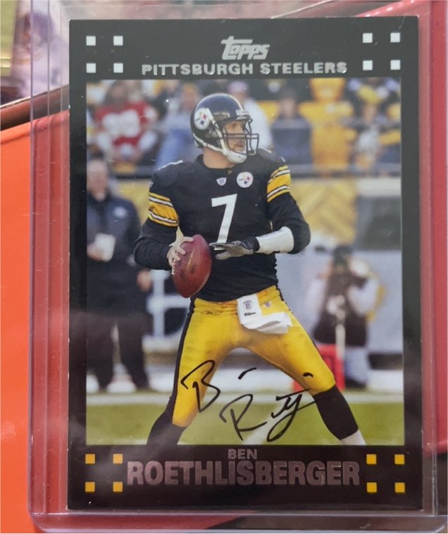 2007 Topps #36 Ben Roethlisberger — front