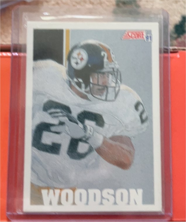 1991 Score #646 Rod Woodson — front