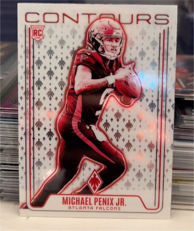 2024 Panini Phoenix Contours #CON-MPJ Michael Penix Jr. — front