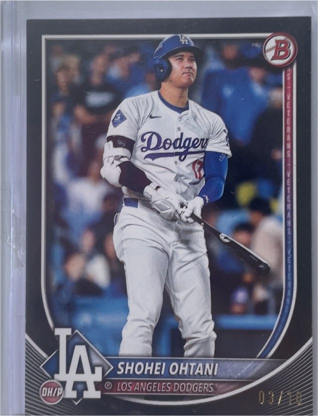 2025 Bowman #17 Shohei Ohtani Los Angeles Dodgers — front