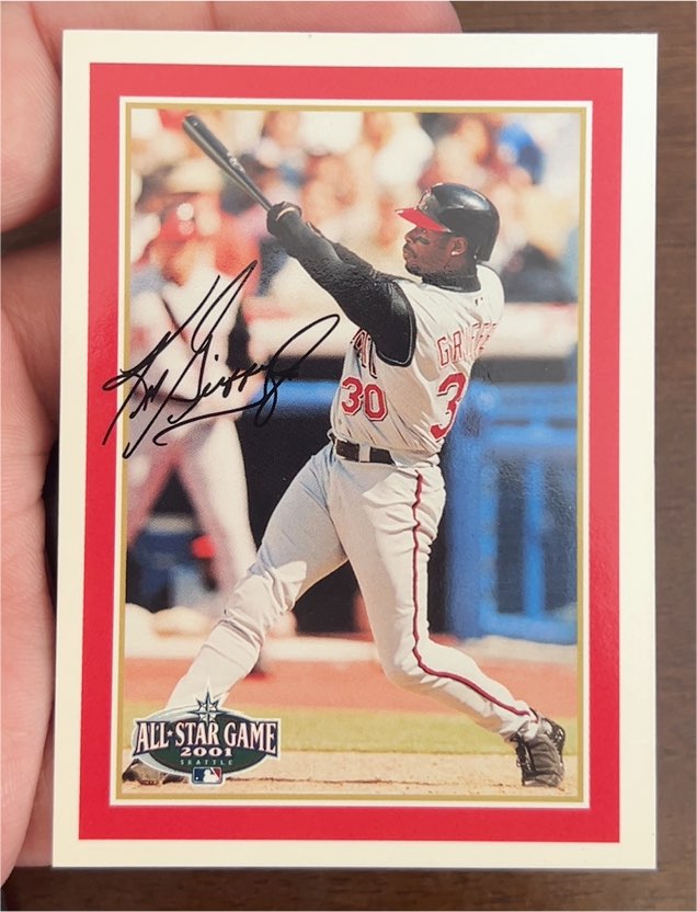 2001 Upper Deck #30 Ken Griffey Jr. All-Star Game — front
