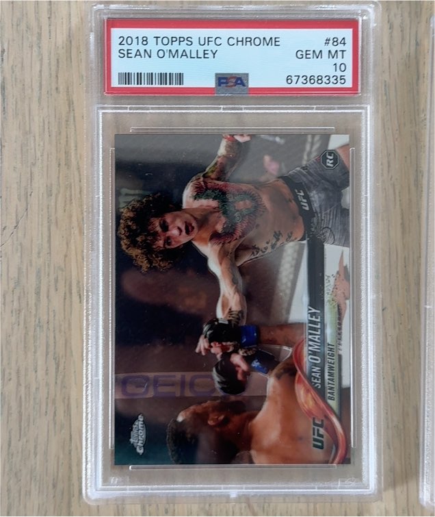 2018 Topps Chrome UFC #84 Sean O'Malley — front