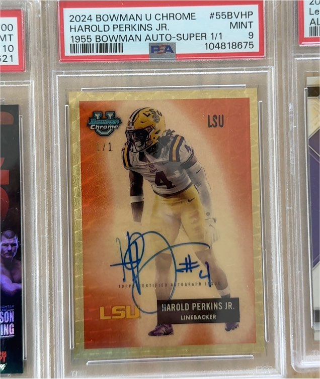 2024 Bowman U Chrome #55BVHP Harold Perkins Jr. — front