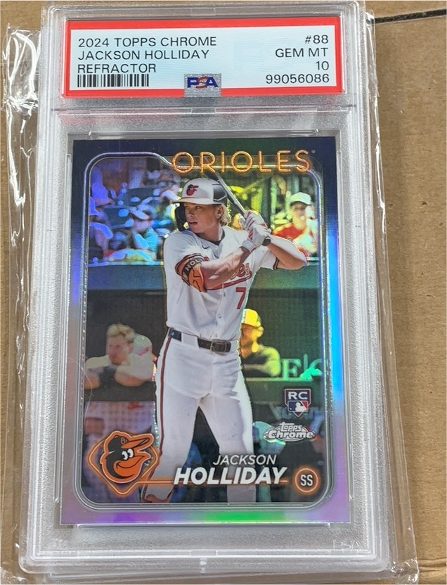 2024 Topps Chrome #88 Jackson Holliday — front
