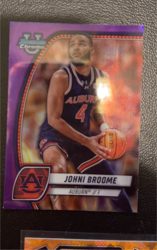 2024-25 Bowman University Chrome #98 Johni Broome — front