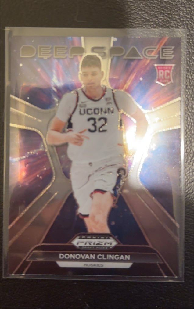 2024 Panini Prizm Draft Picks #18 Donovan Clingan Deep Space — front