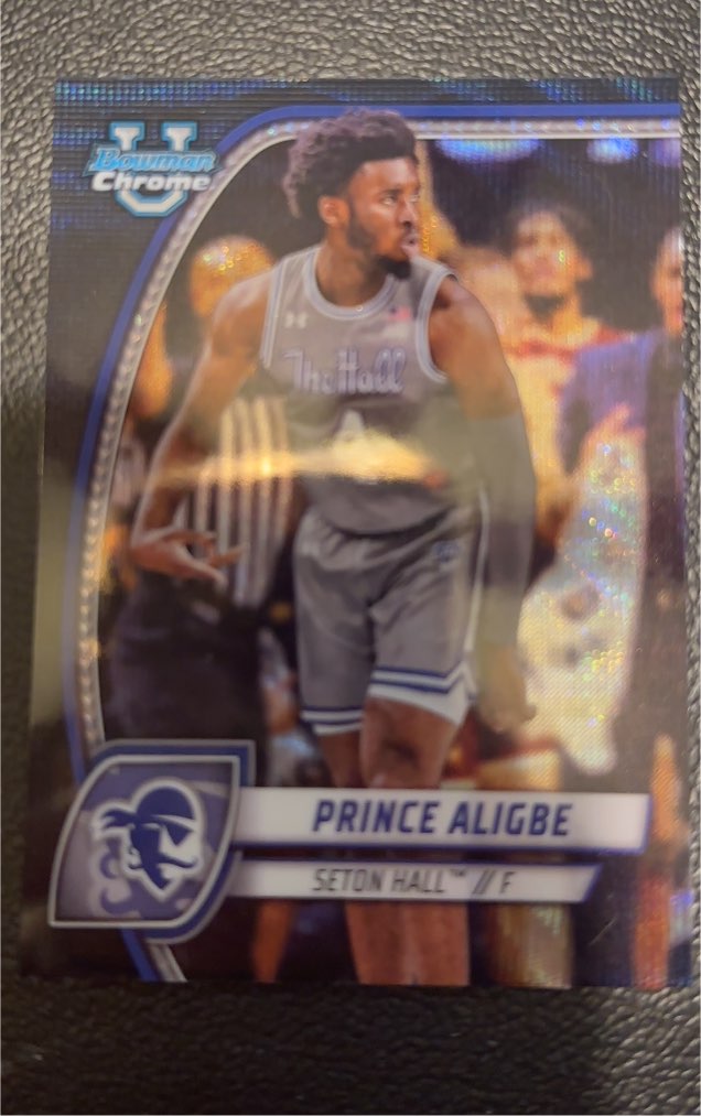 2024-25 Bowman Chrome University #82 Prince Aligbe — front