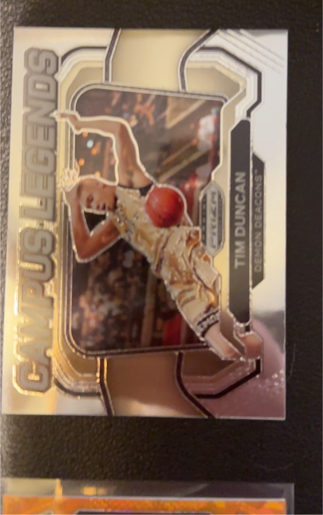 2024 Panini Prizm Draft Picks #1 Tim Duncan Campus Legends — front