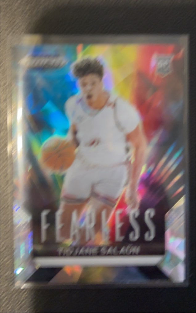 2024 Panini Prizm Draft Picks #10 Tristan Da Silva Fearless Ice Prizm Rookie — front