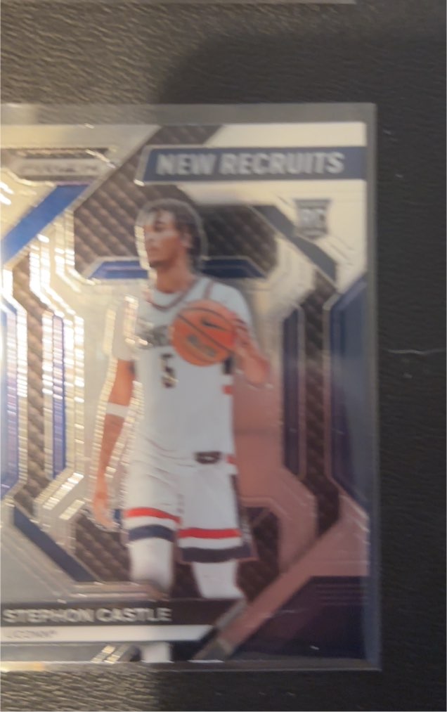 2024 Panini Prizm Draft Picks #6 Stephon Castle New Recruits Rookie Card — front