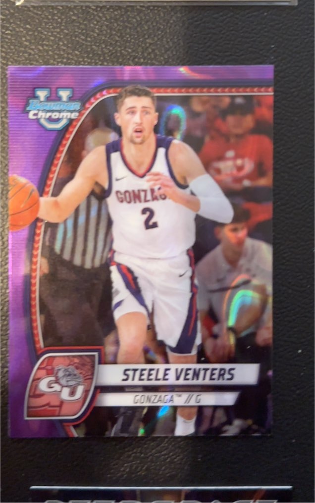 2024-25 Bowman Chrome University #92 Steele Venters — front