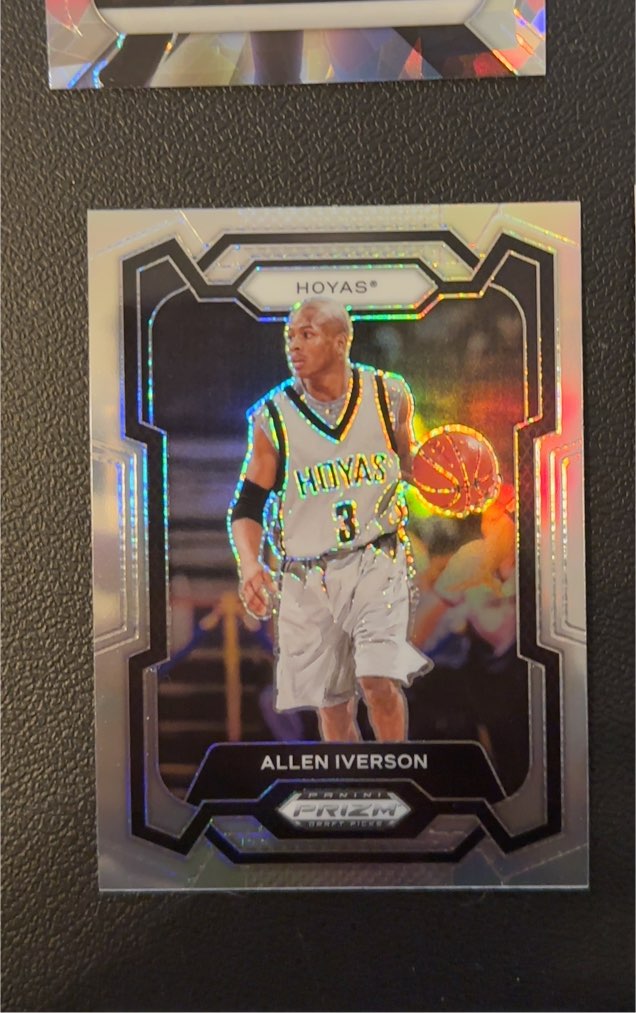 2024 Panini Prizm Draft Picks #33 Allen Iverson Georgetown Hoyas — front