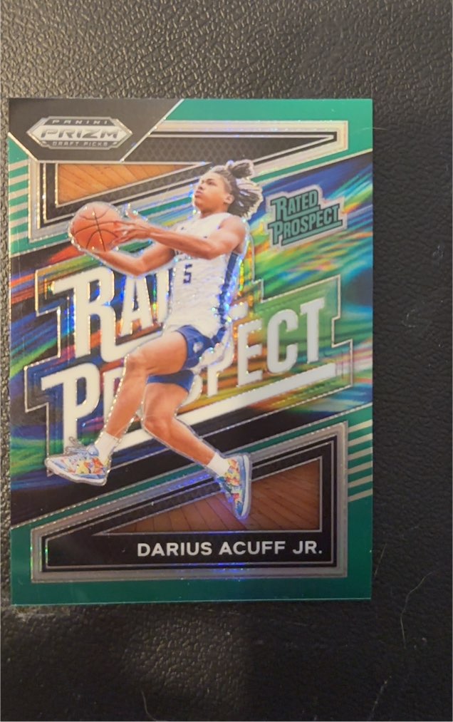 2024 Panini Prizm Draft Picks #7 Darius Acuff Jr. Rated Prospect — front