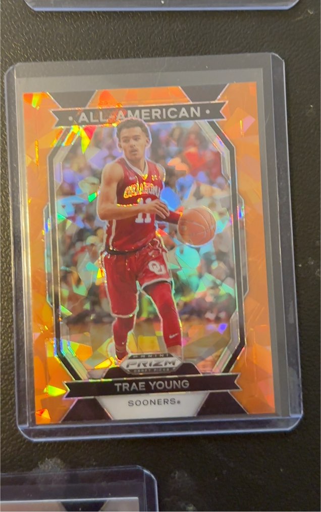 2024 Panini Prizm Draft Picks All American Orange Ice #2 Trae Young — front