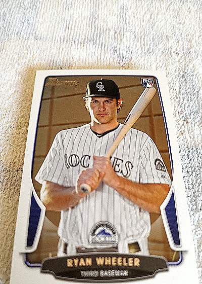 2013 Bowman #43 Ryan Wheeler Rookie Card — front