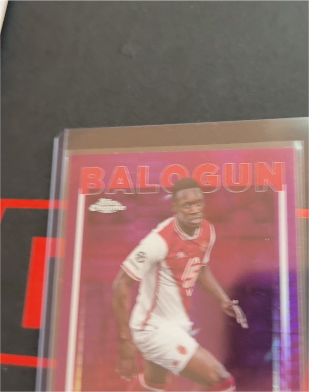2024-25 Topps Chrome UEFA Club Competitions #21 Folarin Balogun AS Monaco — front