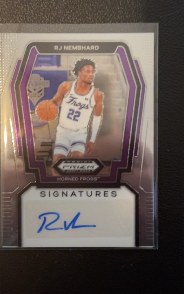2024 Panini Prizm Draft Picks Signatures #S-RJM RJ Nembhard — front