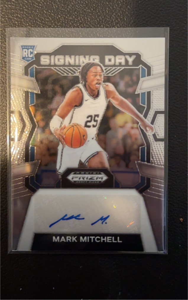 2024 Panini Prizm Draft Picks Signing Day #SD-MIT Mark Mitchell — front