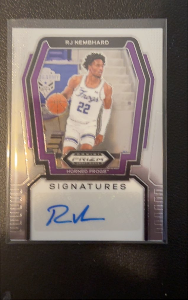 2024 Panini Prizm Draft Picks Signatures #S-RJM RJ Nembhard — front