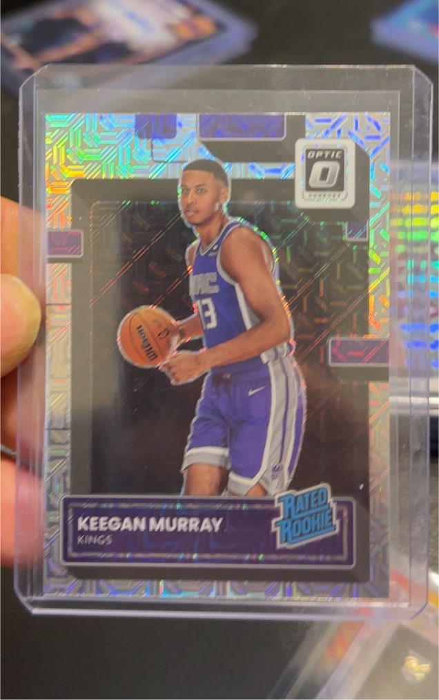 2022-23 Panini Donruss Optic #214 Keegan Murray Rated Rookie — front